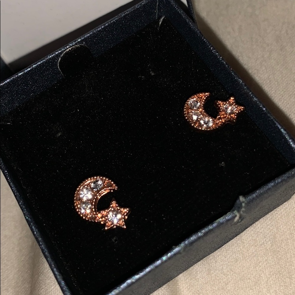 Cold and dim and moon star earrings (FAKE)